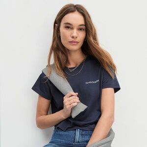 Favorite Daughter The Cropped Logo Tee